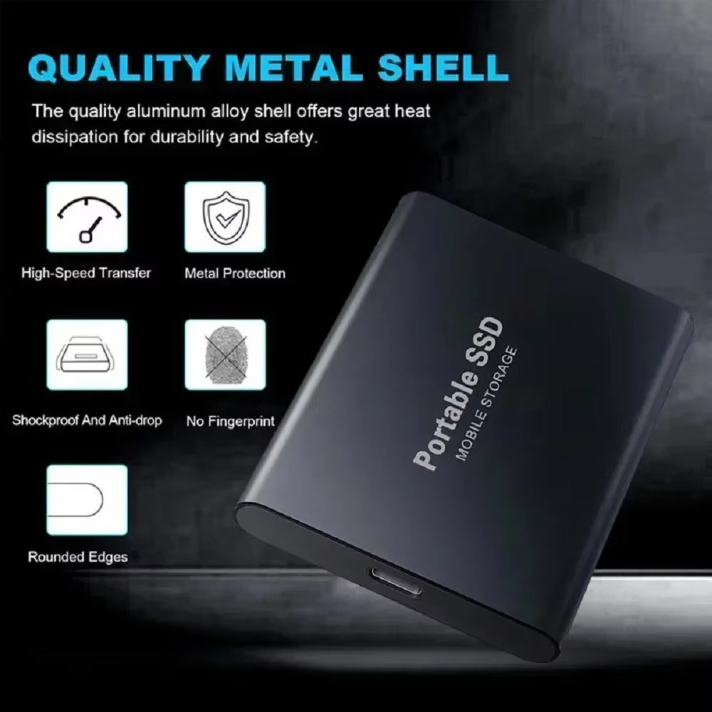 Nouveau disque dur externe 2 to Portable SSD 4 to disque dur haute vitesse 128 to masse Mobile disque SSD USB3.1